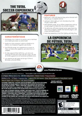 FIFA Soccer 06 box cover back